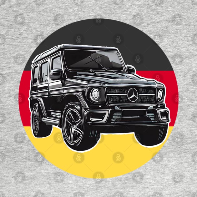 Mercedes G class with Germany flag by Auto-apparel